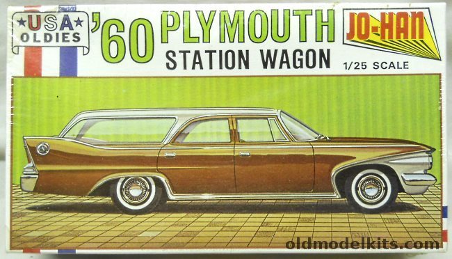 Jo-Han 1/25 1960 Plymouth Station Wagon, C-4560 plastic model kit